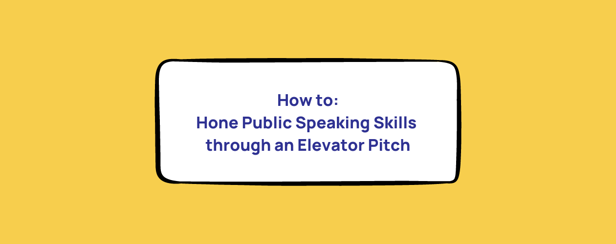 How to Introduce the ‘Elevator Pitch’ in Class